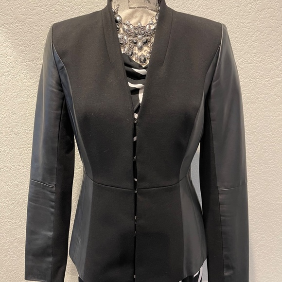 Sexy Leather and Wool Classiques Sexy Jacket Small - Picture 1 of 4
